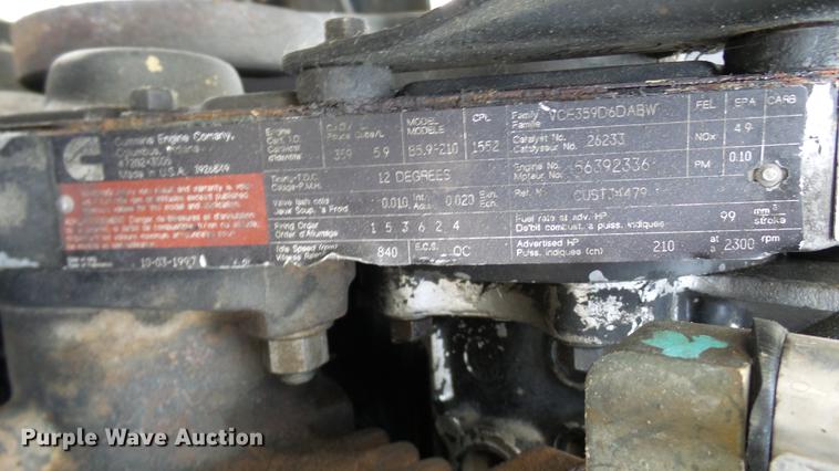 image for item DP9590 1998 Ford F800 Super Duty truck cab and chassis