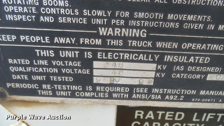 image for item DP9592 Altec TA40 articulating boom lift