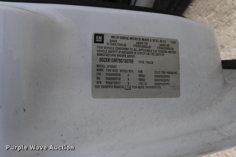 image for item EC9477 2008 Chevrolet Silverado 1500 LT Crew Cab pickup truck