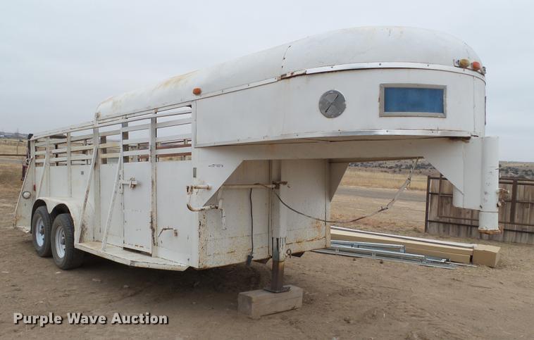 image for item EI9533 Shop built livestock trailer