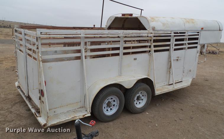image for item EI9533 Shop built livestock trailer