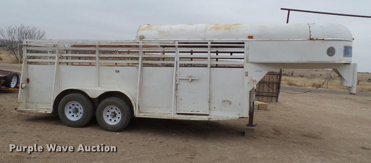 image for item EI9533 Shop built livestock trailer