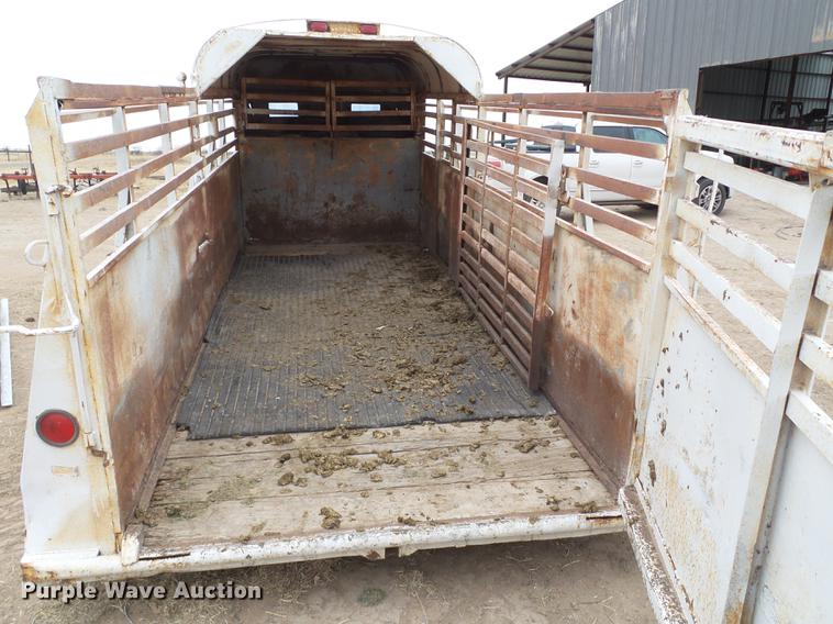 image for item EI9533 Shop built livestock trailer