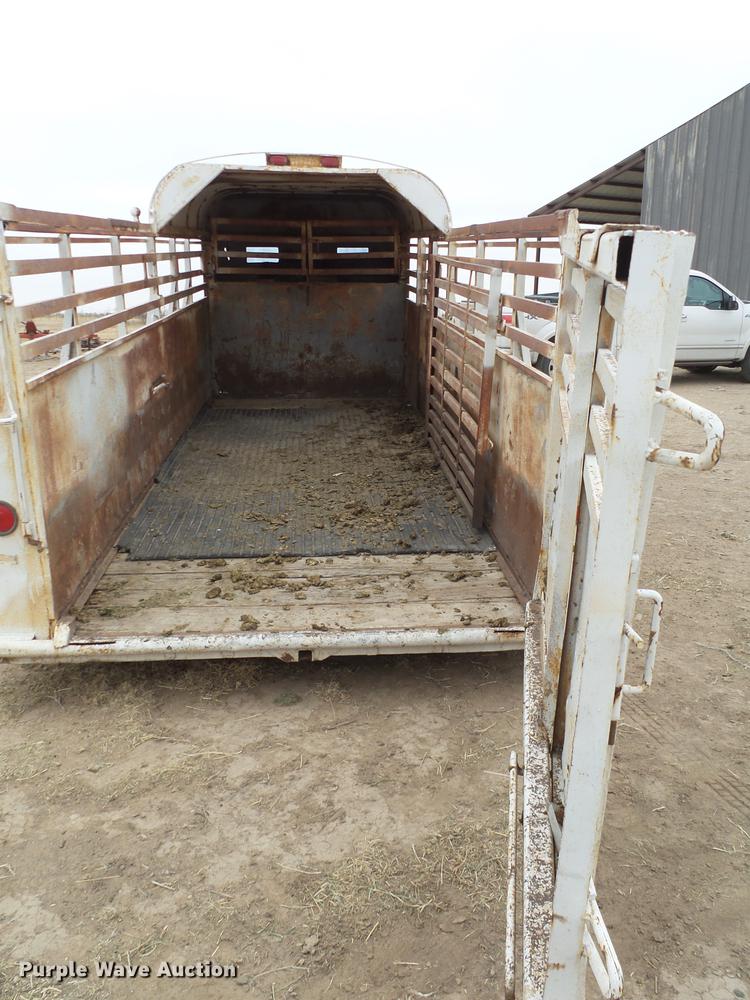 image for item EI9533 Shop built livestock trailer