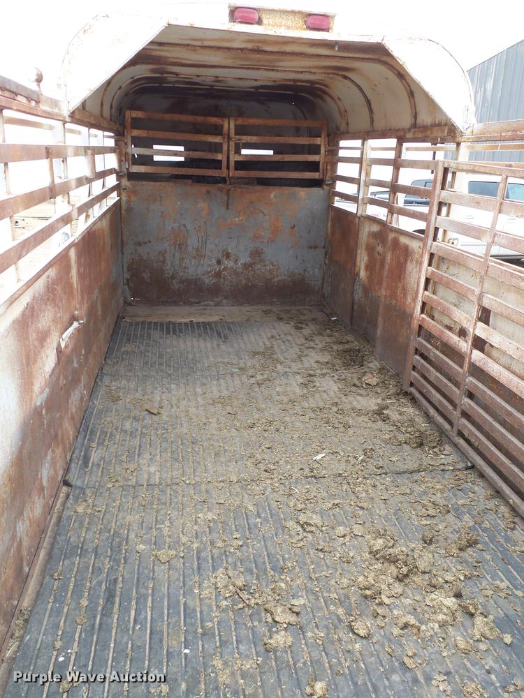 image for item EI9533 Shop built livestock trailer