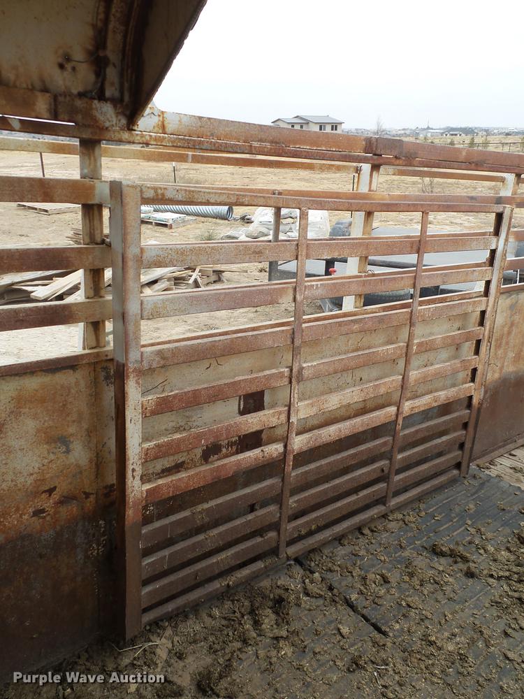 image for item EI9533 Shop built livestock trailer