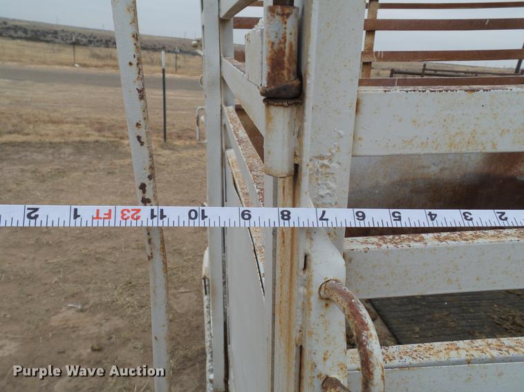 image for item EI9533 Shop built livestock trailer