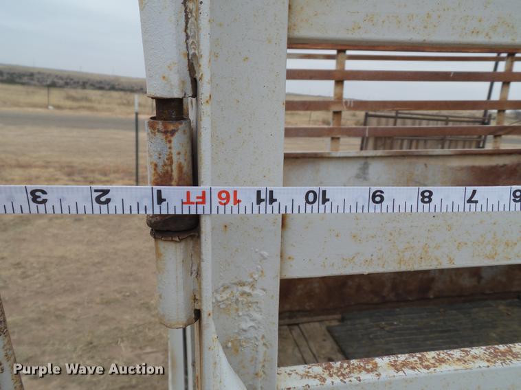 image for item EI9533 Shop built livestock trailer