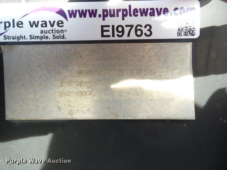 image for item EI9763 2003 Starlite 40TDGN flatbed trailer