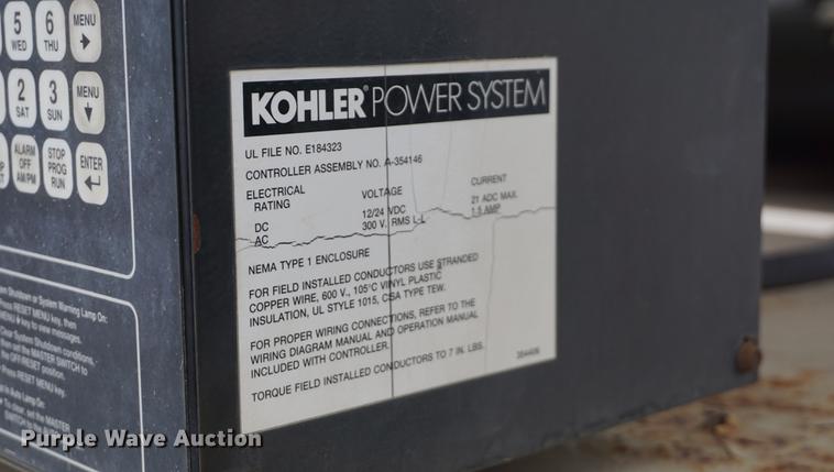 image for item DB0281 Kohler 200RZD generator