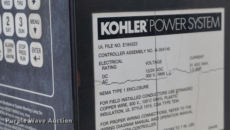 image for item DB0281 Kohler 200RZD generator