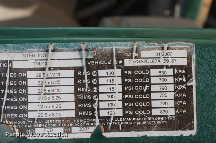 image for item DB5116 2002 Sterling L9500 ready mix truck