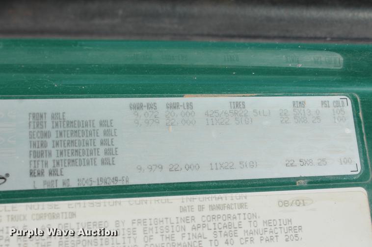 image for item DB5116 2002 Sterling L9500 ready mix truck