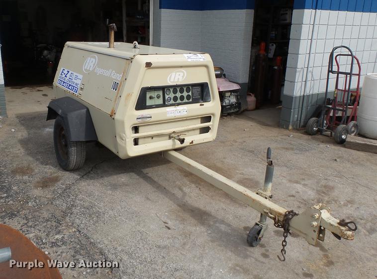 image for item DB7210 Ingersoll Rand 100 air compressor