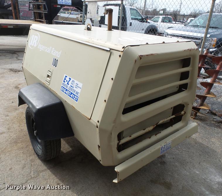 image for item DB7210 Ingersoll Rand 100 air compressor