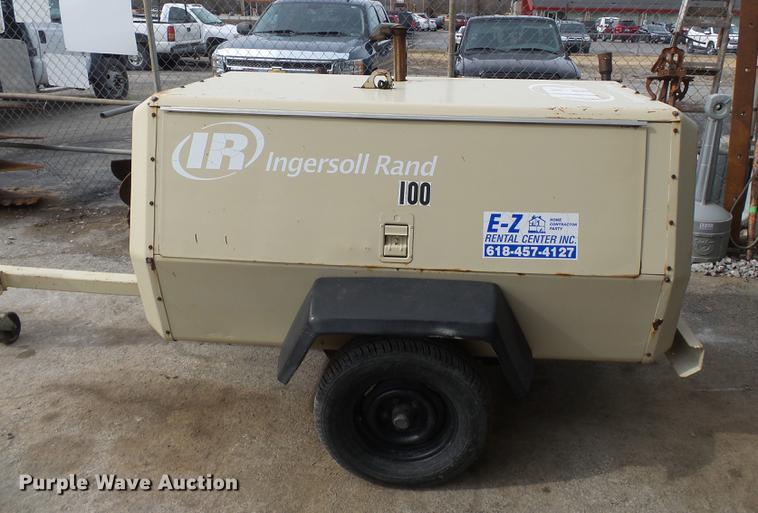 image for item DB7210 Ingersoll Rand 100 air compressor