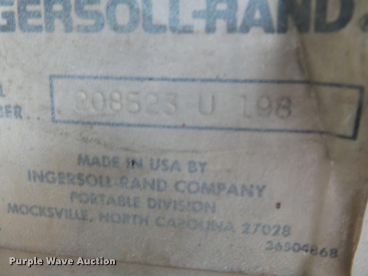 image for item DB7210 Ingersoll Rand 100 air compressor