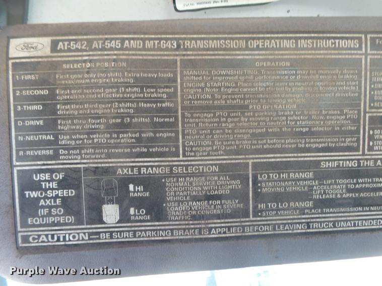 image for item DB7288 1997 Ford F800 Super Duty bucket truck