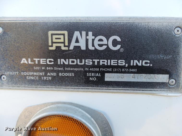 image for item DB7289 1996 Ford F800 Super Duty bucket truck