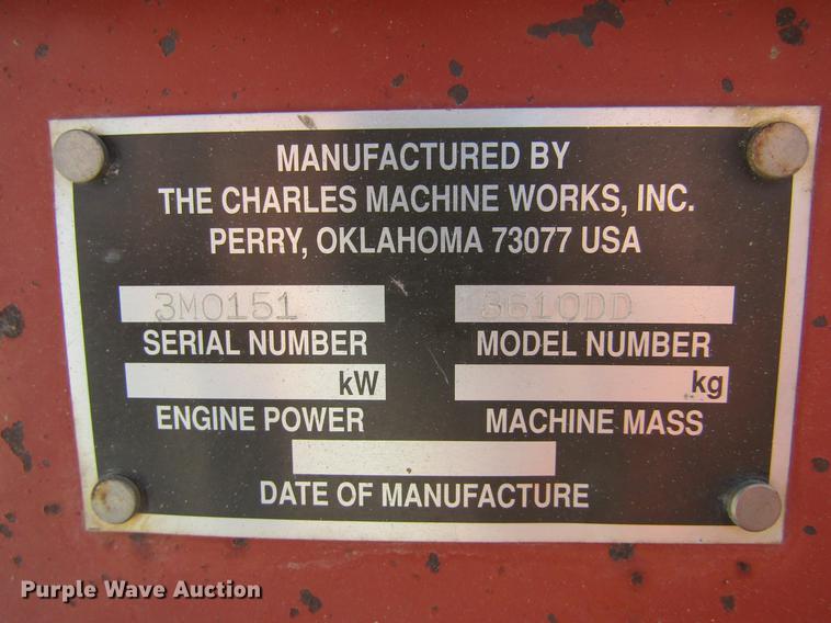 image for item DC8296 1995 Ditch Witch 3610DD trencher