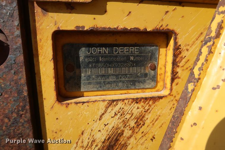 image for item DF3518 2004 John Deere 650H dozer