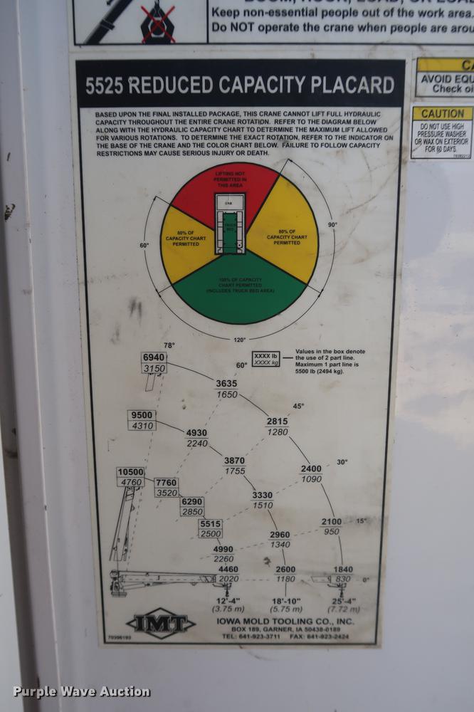image for item DF3520 2007 Ford F750 Super Duty XLT service truck with crane