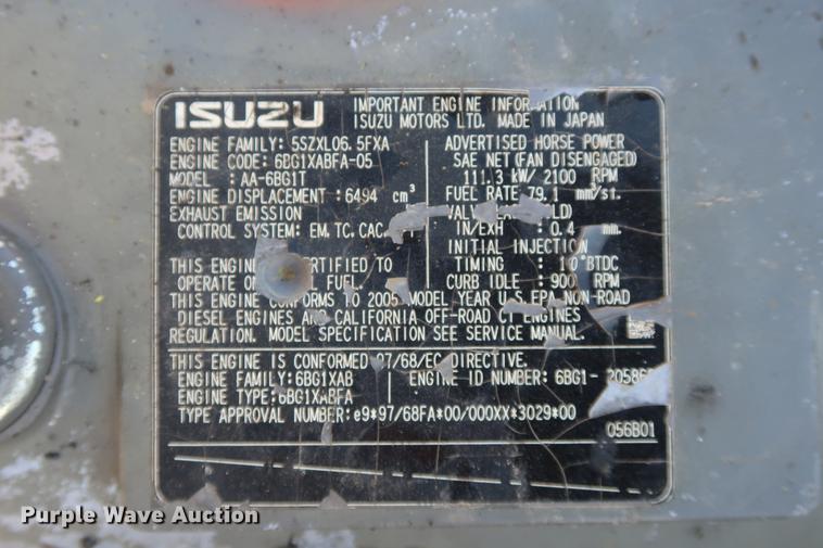 image for item DF3523 2006 Hitachi ZX200 LC excavator