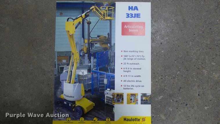 image for item DP9588 2005 Haulotte HA33JE boom lift