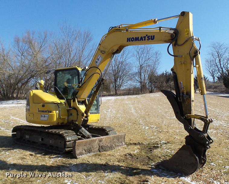 image for item DP9589 2011 Komatsu PC88MR-8 mini excavator