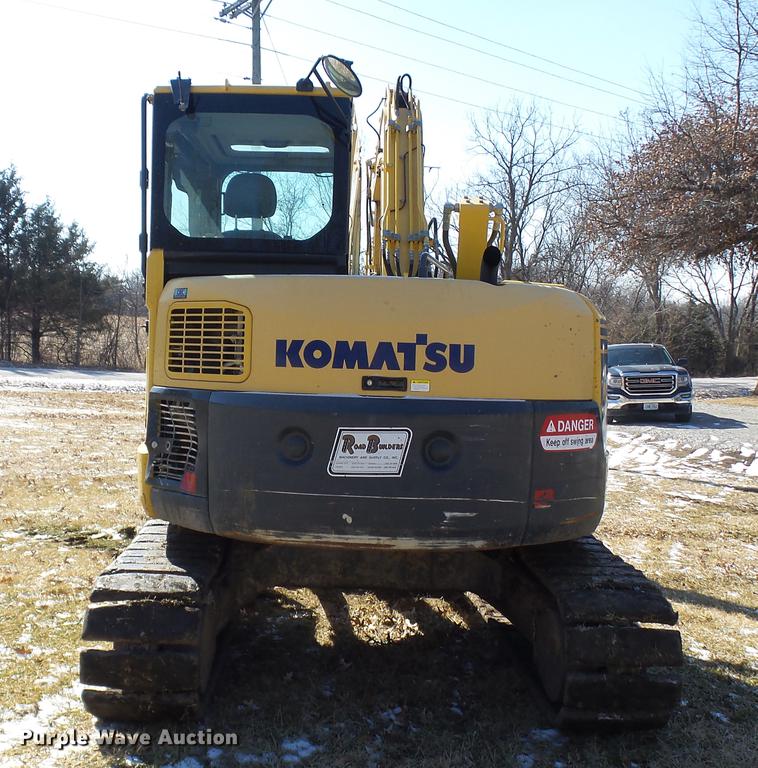 image for item DP9589 2011 Komatsu PC88MR-8 mini excavator