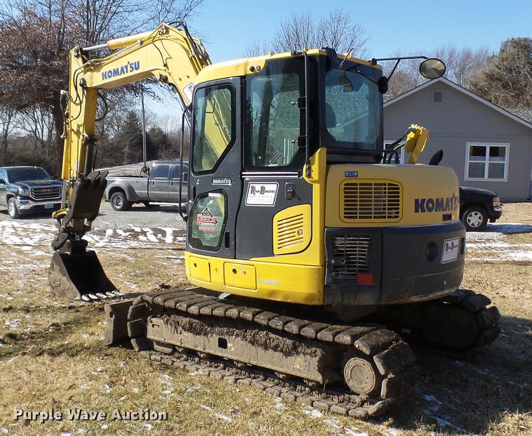 image for item DP9589 2011 Komatsu PC88MR-8 mini excavator