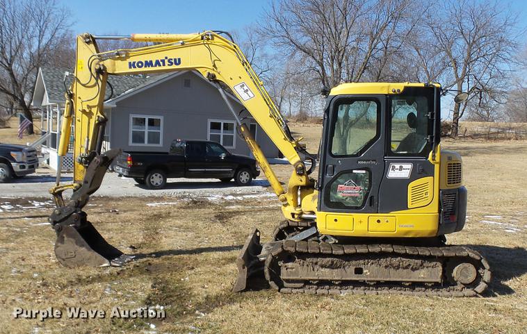 image for item DP9589 2011 Komatsu PC88MR-8 mini excavator