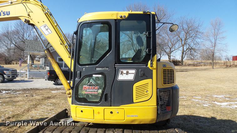 image for item DP9589 2011 Komatsu PC88MR-8 mini excavator