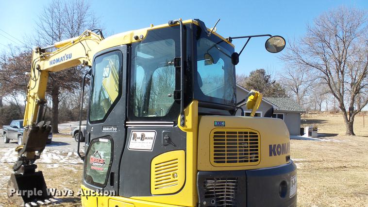 image for item DP9589 2011 Komatsu PC88MR-8 mini excavator