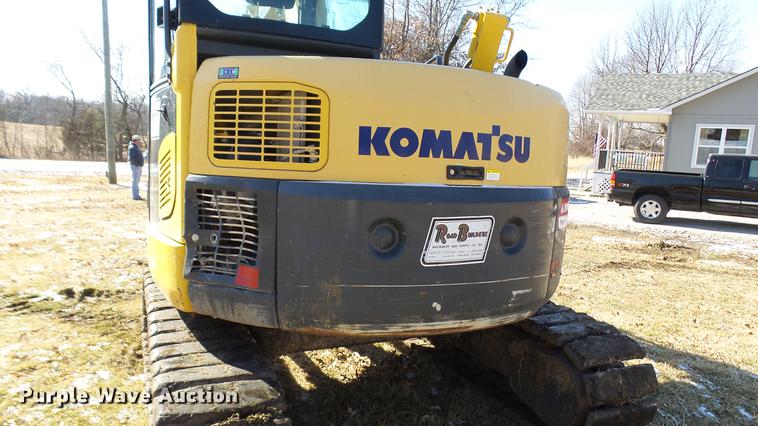 image for item DP9589 2011 Komatsu PC88MR-8 mini excavator