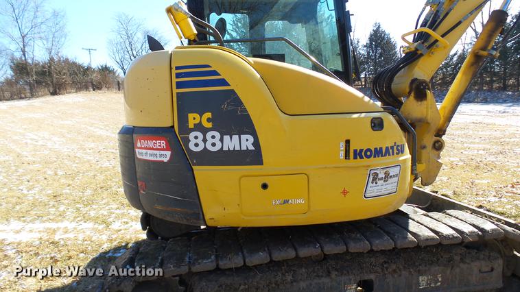 image for item DP9589 2011 Komatsu PC88MR-8 mini excavator