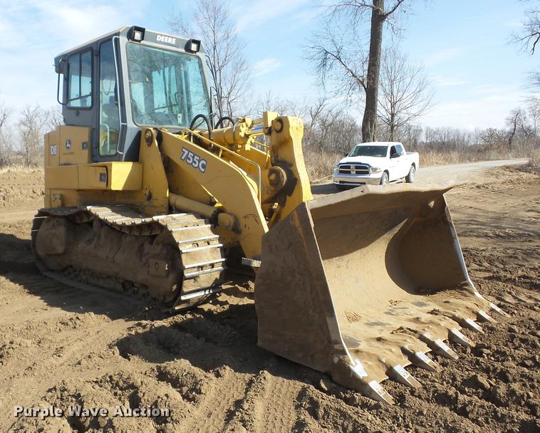 image for item J8538 2002 John Deere 755C track loader