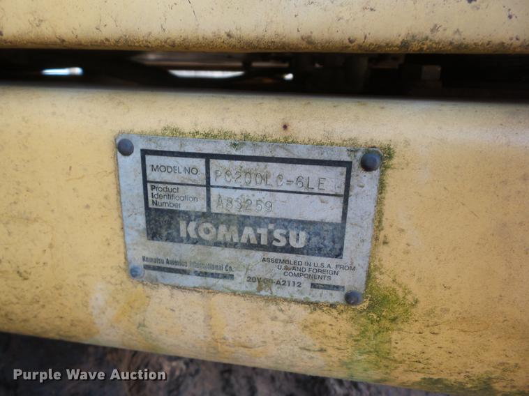 image for item K6282 1997 Komatsu PC200LC-6LE excavator