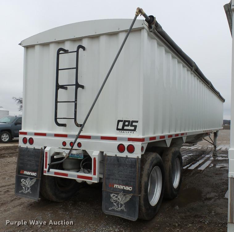 image for item DB7202 2008 Manac double hopper bottom grain trailer