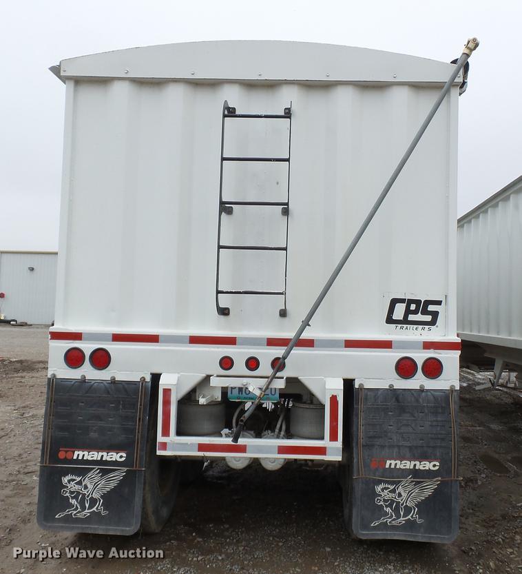 image for item DB7202 2008 Manac double hopper bottom grain trailer