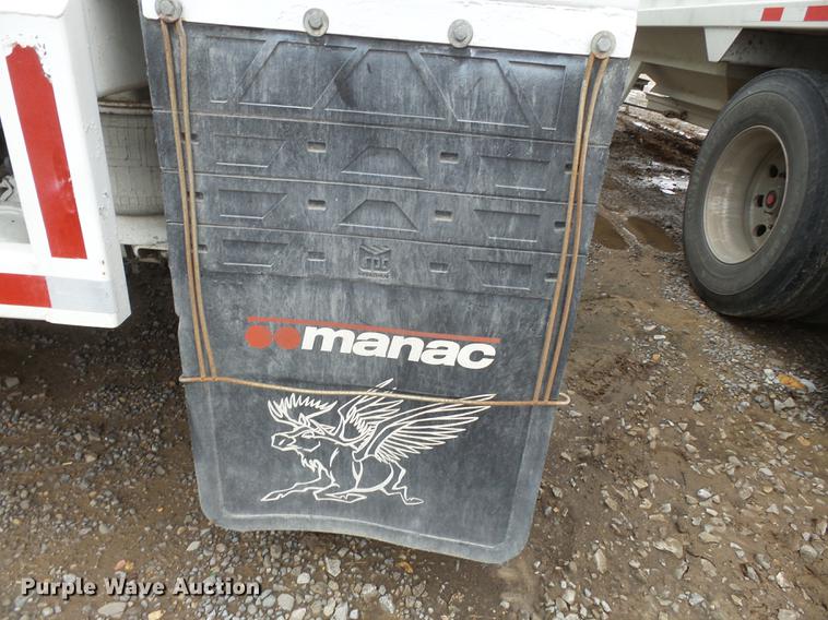 image for item DB7202 2008 Manac double hopper bottom grain trailer