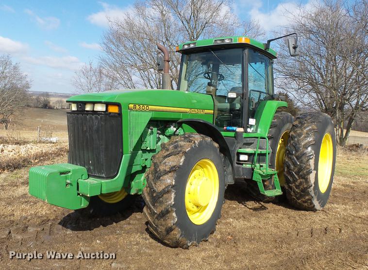 image for item DB7224 1995 John Deere 8300 MFWD tractor
