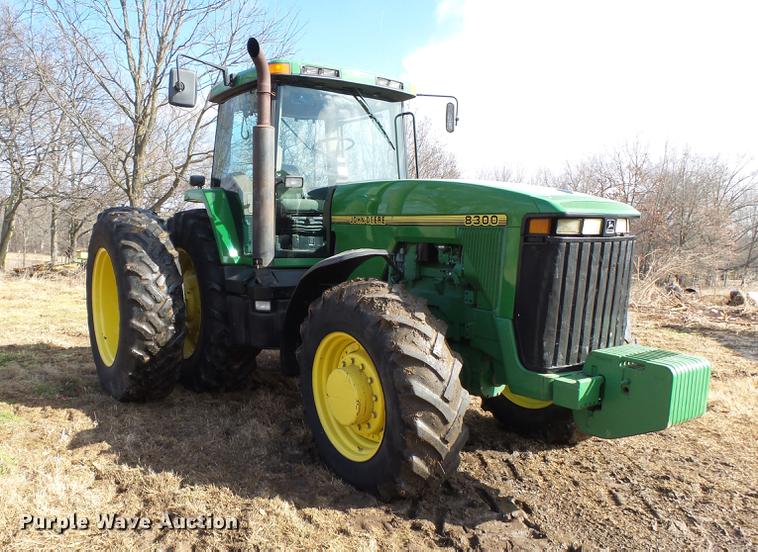 image for item DB7224 1995 John Deere 8300 MFWD tractor