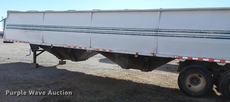 image for item DB7236 1998 Wheeler GH2225KA40 double hopper bottom grain trailer