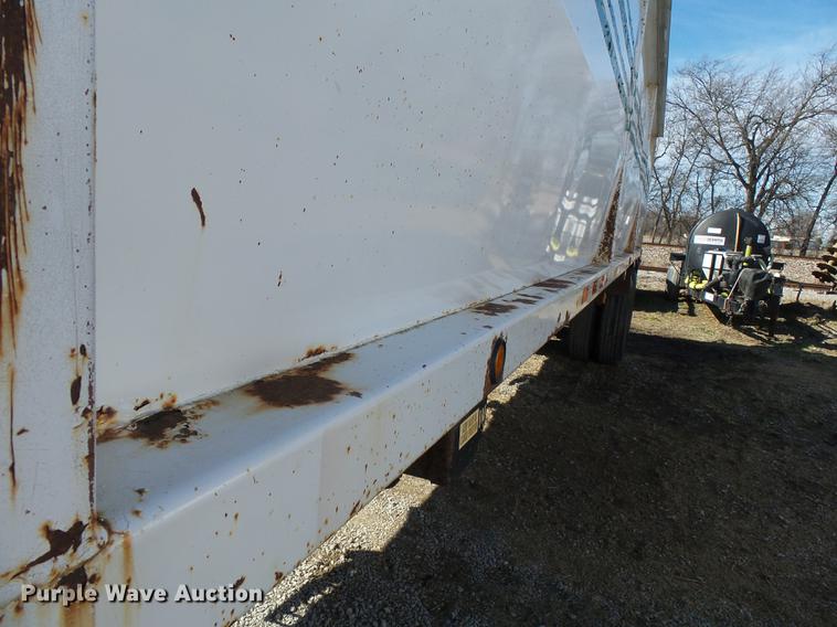image for item DB7236 1998 Wheeler GH2225KA40 double hopper bottom grain trailer