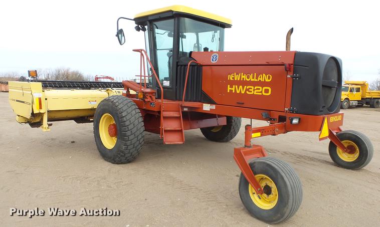 image for item DC0639 2002 New Holland HW320 Haybine self-propelled windrower