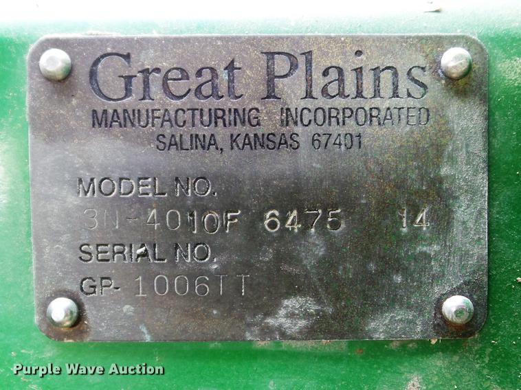 image for item DC7413 2004 Great Plains 3N-4010 no-till grain drill