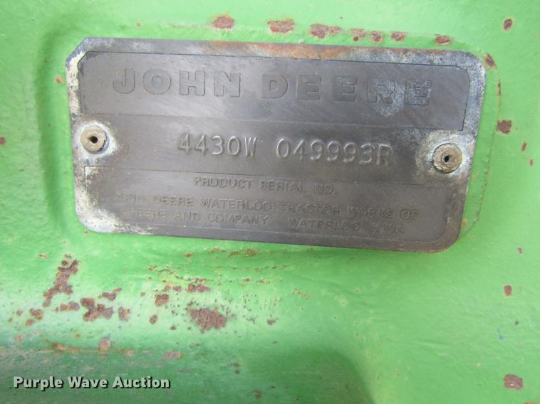 image for item DC8252 1973 John Deere 4430 tractor