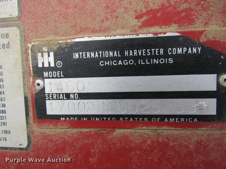 image for item DC8253 1981 International 1460 Axial-Flow combine