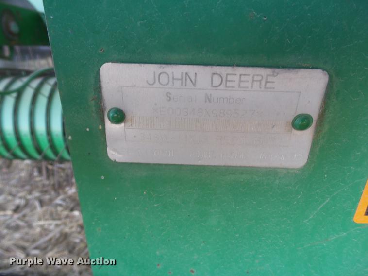 image for item DD1242 1999 John Deere 348W square baler